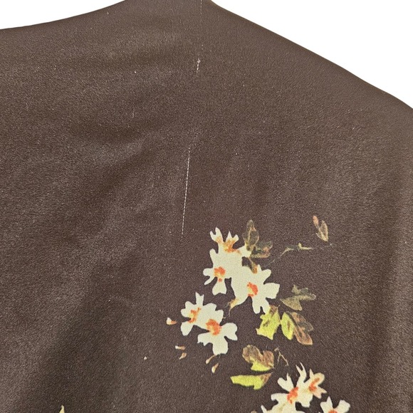 Mac Duggal Black Floral Maxi Dress Size 16 - Picture 10 of 14